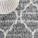 Doster Ogee Moroccan Trellis Shag Light Gray/Ivory Rug