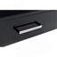Bureau d'écriture polyvalent ultrabrillant avec USB et plusieurs options de rangement