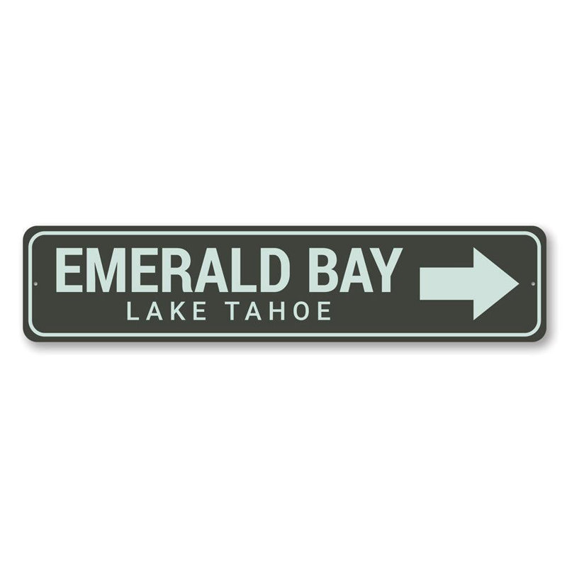 Panneau en aluminium Emerald Bay Arrow, H 4 po x l 18 po x P 0,04 po
