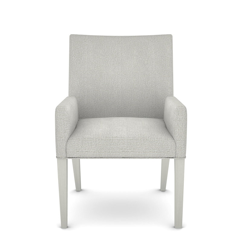 Axis Upholstered Arm Chair, Casa Blanca, Worthy Snow