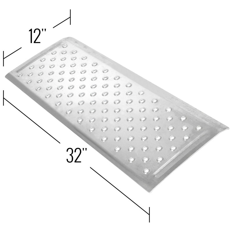 Silver Spring Metal Threshold Ramp, 12" H x 32" W x 12" L