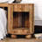 Solid Wood Soba Ball Open Slot Bedside