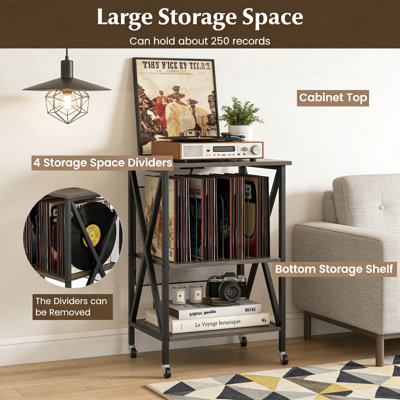 75cm H Media Shelves