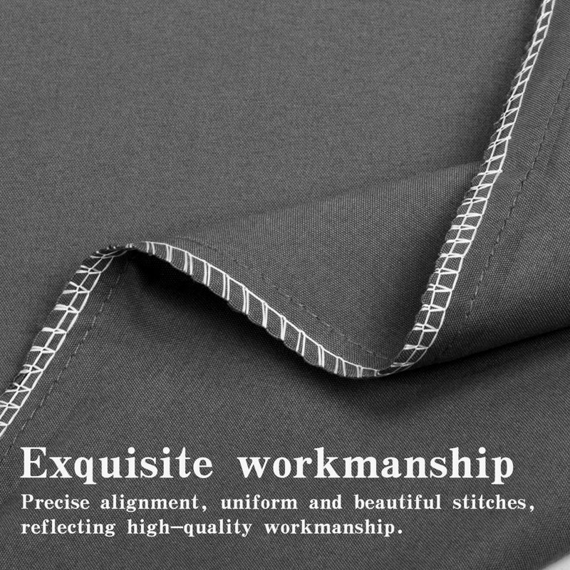 Drap plat seulement, drap de dessus en microfibre brossée 1800 - NTBAY, Drap plat de taille très grand, Gris foncé