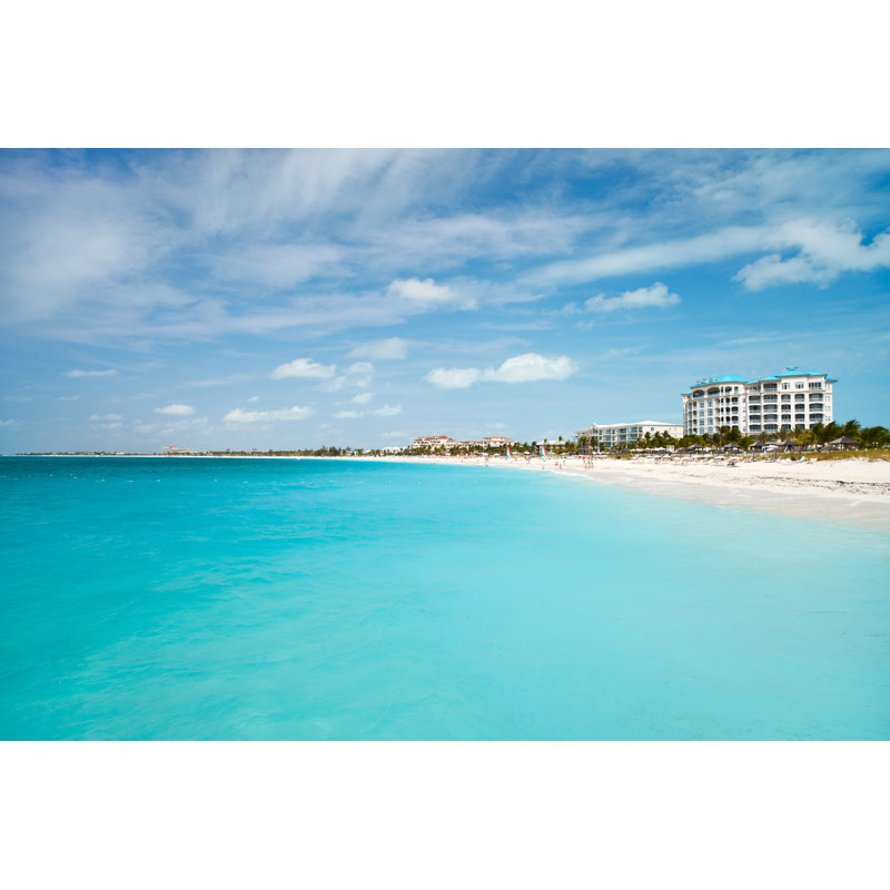 Beautiful Tropical Beach - Wrapped Canvas Print, 30cm H x 46cm W x 3.8cm D