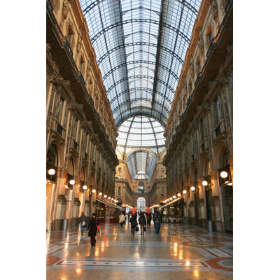 Shopping Mall by Achiartistul - Wrapped Canvas Print