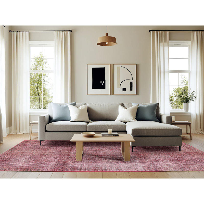 Abstract Indoor Rug, Rectangle 6' x 9'