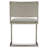 Ames Upholstered Side Chair in Glazed Silver