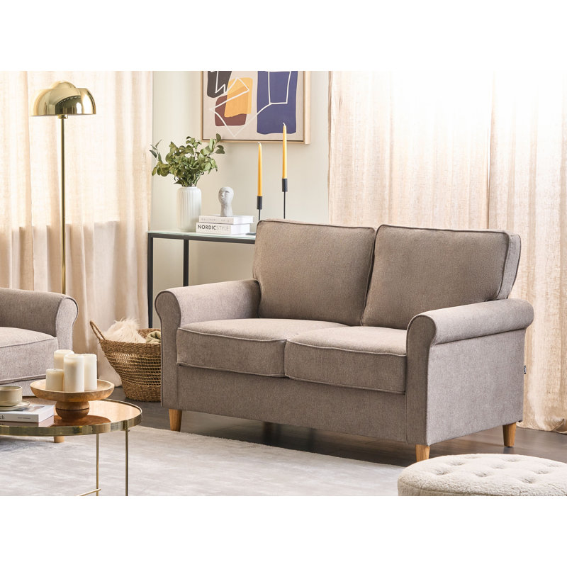 Landis Sofa, Polyester, Brown, 2