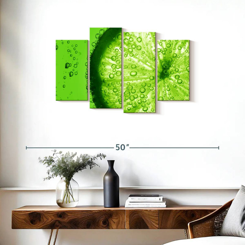 Yarlin Lime Slice, 22" H x 36" W
