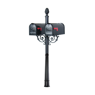 Aluminum Post Mounted Mailbox