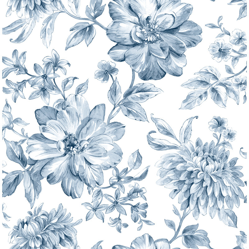 Rouleau de papier peint lisse Alsacia, Bleu