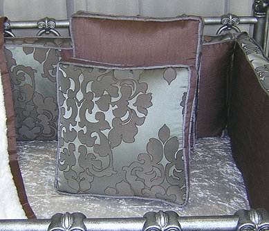 Coussin en coton jacard Chandler