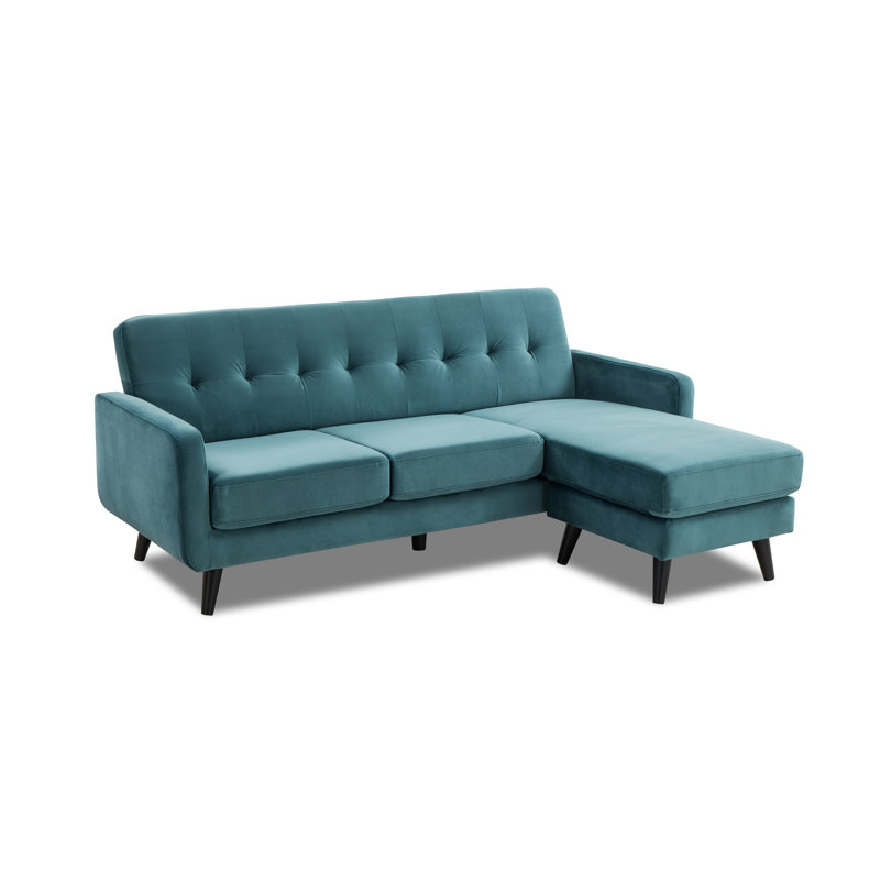 Bever Modular Corner Sofa, Dark Blue, Right Hand Facing