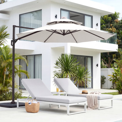 Pulk Round Cantilever Umbrella with Cover