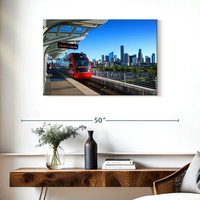 Houston Train, 24" H x 36" W
