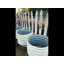 Grand lit de jardin surélevé en métal galvanisé 17 po (paquet de 3), boîte à fleurs ovale en métal 2 x 2 pi pour planter des légumes-131376470