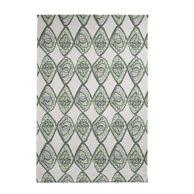 Safari Chenille Geometric Indoor Rug