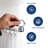 CP Loop & Flange for Ceiling Support, Zinc-Plated Finish