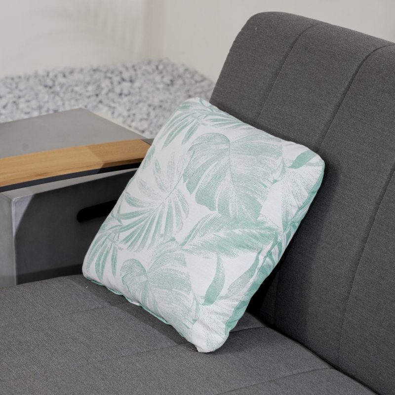 Coussin décoratif intérieur / extérieur en coton réversible