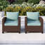 Chaise de patio avec coussins Salem-86710854