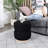 Round Upholstered Ottoman Stool-526681735