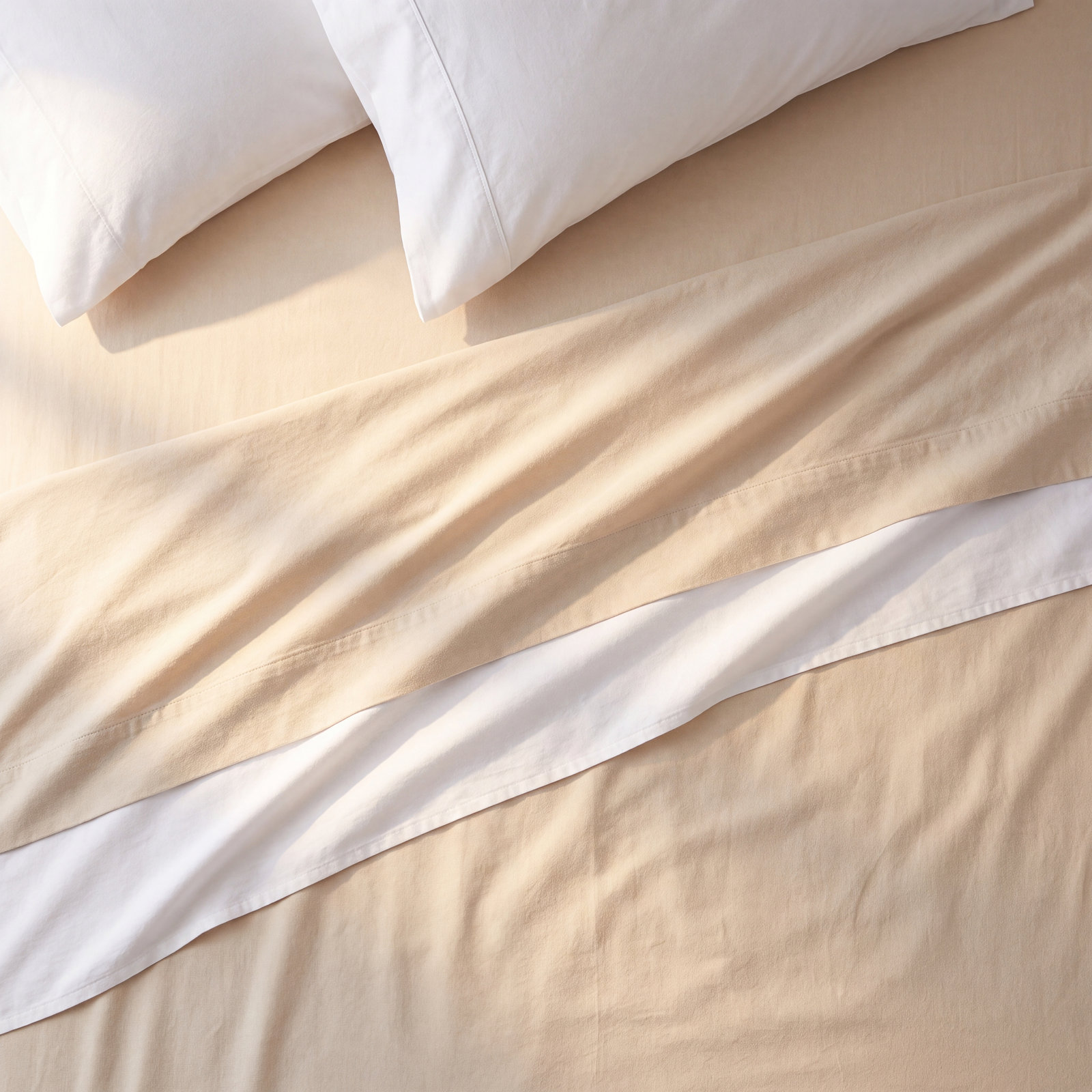 Percale Flat Sheet, Alpine White, King Flat Sheet
