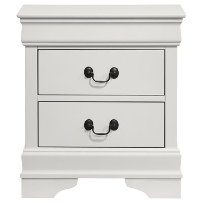 Fara 2-Drawer Nightstand Cappuccino