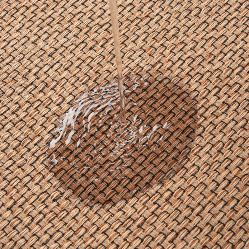 Tapis d'escalier tissés antidérapants, 1 pièce, Carré 2 pi 6 po