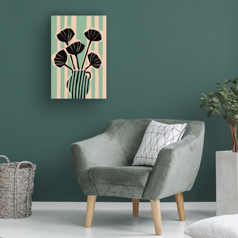 Œuvre d'art sur toile bolologisée, H 19 po x l 12 po