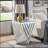 Gorgeous Silver Mirror Table with Crystal Inlay, Versatile and Stylish for Any Room