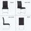 Chaises de salle à manger en polyuréthane revêtu de polyuréthane à haut dossier-564828562