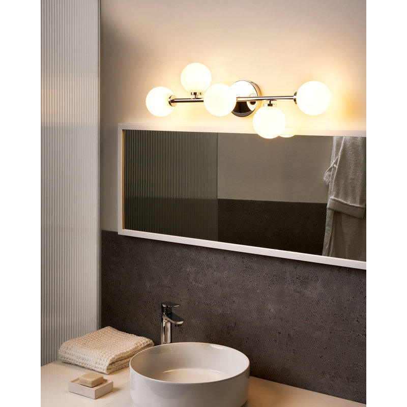 Iron Armed Sconce, Chrome