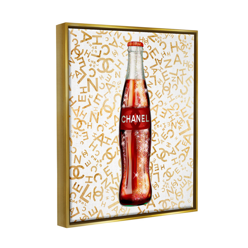Bouteille de soda tendance à motif glamour de style rétro par - on, H 21 po x l 17 po x P 1,7 po