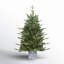 3' Lighted Artificial Pine Christmas Tree