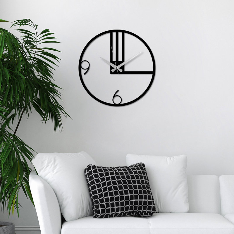 Horloge murale décorative en métal