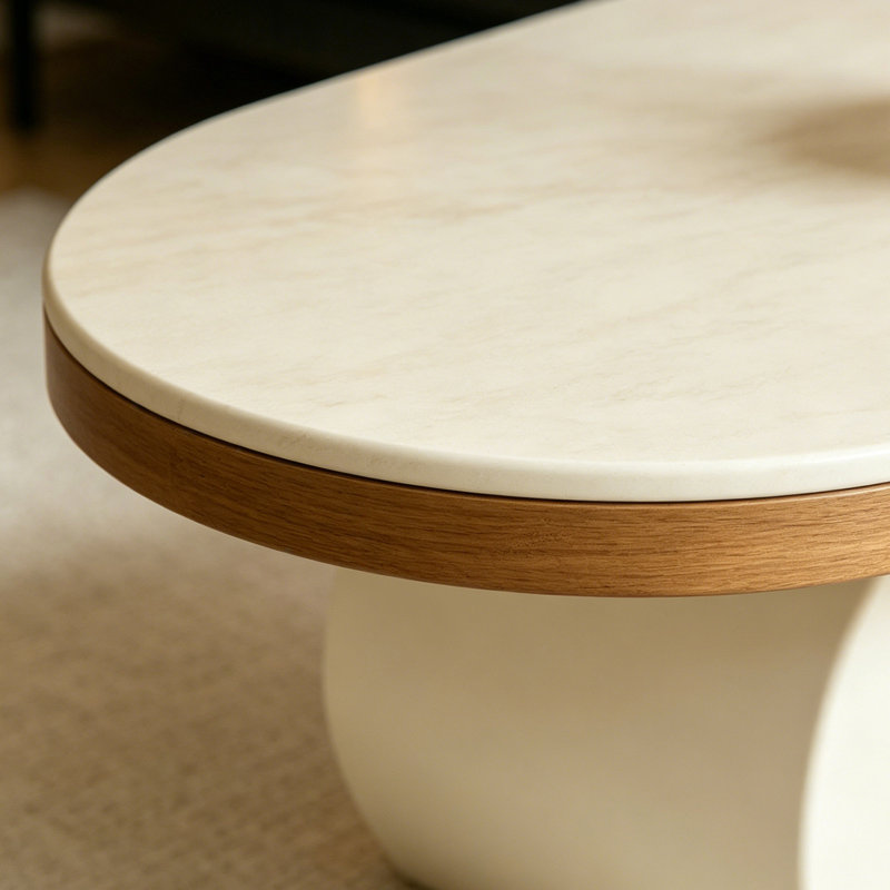 Table basse Minimalist, 15.74" H x 51.18" W x 27.55" D