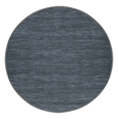 Tapis gris uni lavable à la machine
