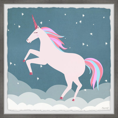 Brickerville Mystical Unicorn Fantasy Framed Print