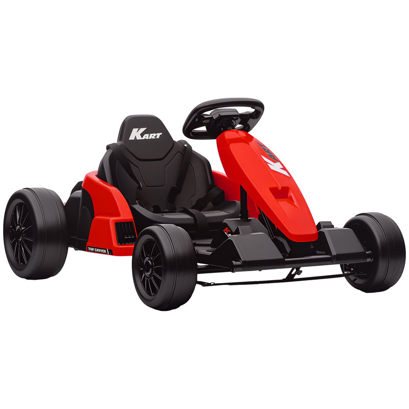 HOMCOM Go Kart, Red
