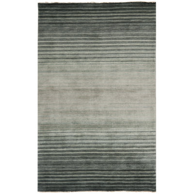 Armstrong Tibetan Hand Loomed Wool Striped Rug