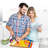 Cheer Collection 6-Piece Bamboo Cutting Board Set