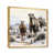 Cadre flottant doré