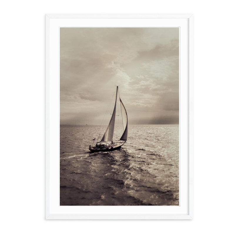Dovetail Frame Print on Paper, 32" H x 24" W, White