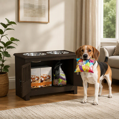 Armoire de rangement pour croquettes pour chien
