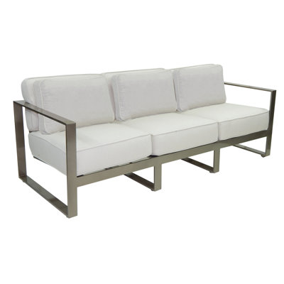 Park Place Cushioned Sofa w/Three Pillows