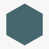 Bloc hexagonal vert mat est en rupture de stock
