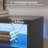 57" TV Stand with LED Lighting & USB Charging Station, Fits TVs Up to 65 Inches