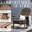 Chaise Adirondack pliante en bois Annael