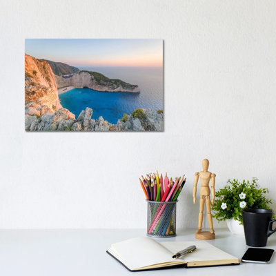Navagio Shipwreck Beach, Zante, Greece by Matteo Colombo - Wrapped Canvas Print